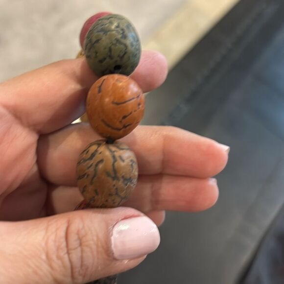 Natural Stone Bead Colorful Necklace​​​​​​ - Picture 3 of 8